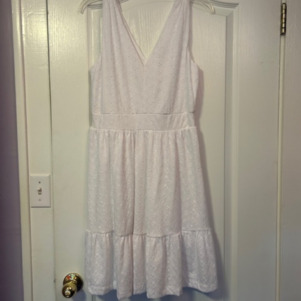 Loft - White Women's dress -Size Small